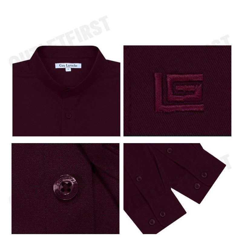 GUY LAROCHE รุ่น MAN'S LONG SLEEVES SHIRT CODE: BAB6260P4MR เสื้อเชิ้ต เสื้อแขนยาว เสื้อผู้ชาย