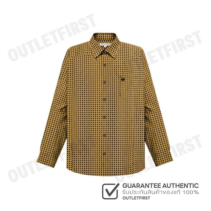 GUY LAROCHE รุ่น MAN'S LONG SLEEVES SHIRT CODE: BAB9200S4BR เสื้อเชิ้ต เสื้อแขนยาว เสื้อผู้ชาย