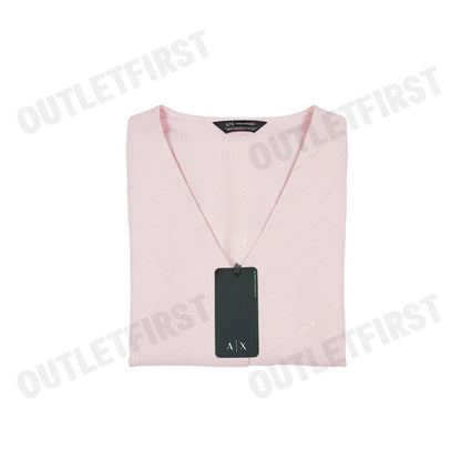 ARMANI EXCHANGE รุ่น OVER FIT SHIRT IN FABRIC WITH ALL OVER LOGO CODE: 6DYC20 YN4VZ 14BQ เสื้อเบลาส์ผู้หญิง เสื้ออมานี่