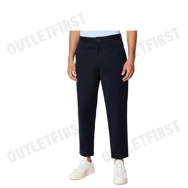 ARMANI EXCHANGE MEN'S COTTON GABARDINE CHINO PANTS COLOR NAVY CODE: 3DZP07 ZN3TZ 15DK