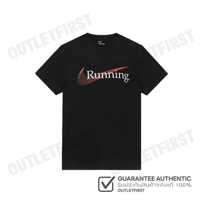 NIKE รุ่น MEN'S RUNNING T-SHIRT CODE: FJ2363 010 เสื้อยืดคอกลมผู้ชาย เสื้อยืดแขนสั้น เสื้อยืด