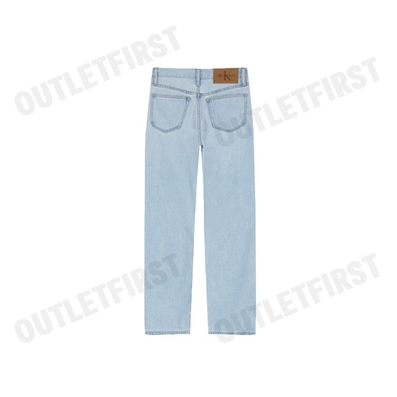 CALVIN KLEIN JEANS รุ่น WOMEN'S 37.5 HIGH RISE WIDE LEG JEANS CODE: J225051 1AA กางเกงยีนส์ผู้หญิง กางเกงทรงกระบอก