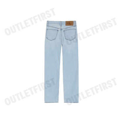 CALVIN KLEIN JEANS รุ่น WOMEN'S 37.5 HIGH RISE WIDE LEG JEANS CODE: J225051 1AA กางเกงยีนส์ผู้หญิง กางเกงทรงกระบอก