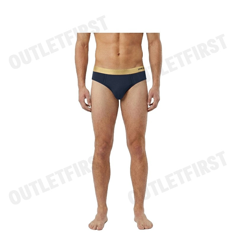 JOHN HENRY รุ่น UNDERWEAR SILVER&GOLD SERIES MEN'S BRIEFS CODE: JU JU2G003 (NAVY) กางเกงชั้นในผู้ชาย กางเกงในจอน