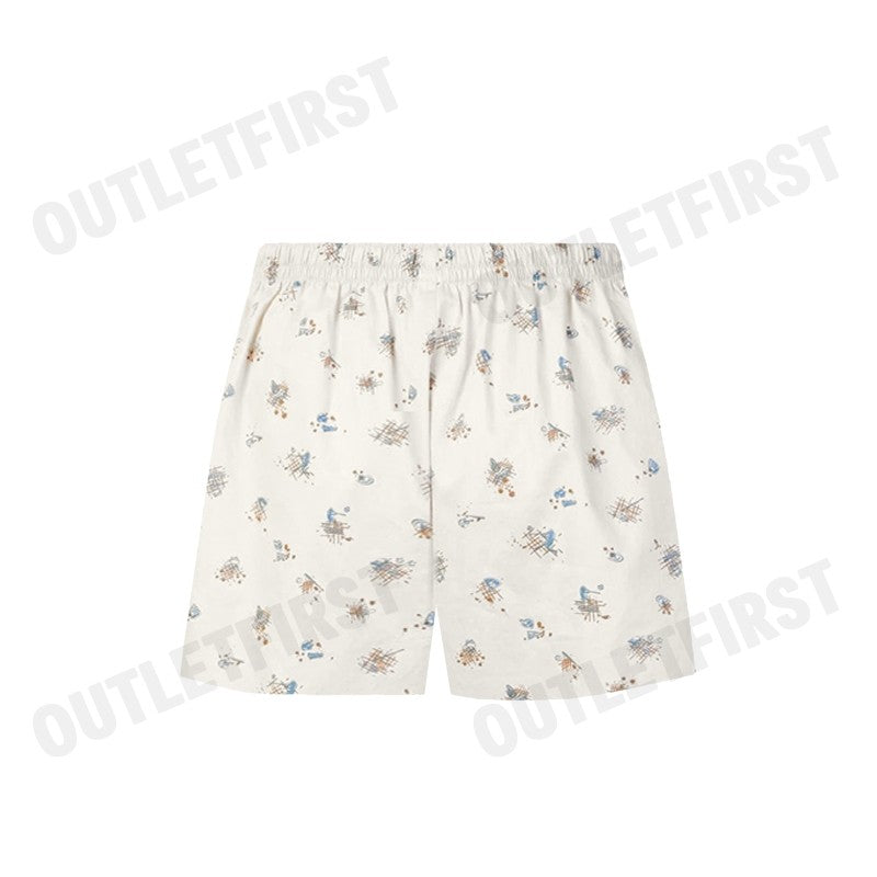 HUSH PUPPIES รุ่น MEN'S BOXER SHORTS SLEEPWEAR CODE: HU H3W274 (BEIGE) กางเกงขาสั้นผู้ชาย กางเกงบ๊อกเซอร์ กางเกงฮัชพัพพี