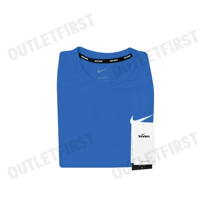 NIKE รุ่น MEN'S SHORT SLEEVE SWIMMING T-SHIRTS CODE: NESSA586 494 เสื้อว่ายน้ำผู้ชาย เสื้อว่ายน้ำคอกลม เสื้อดูดซับเหงื่อ