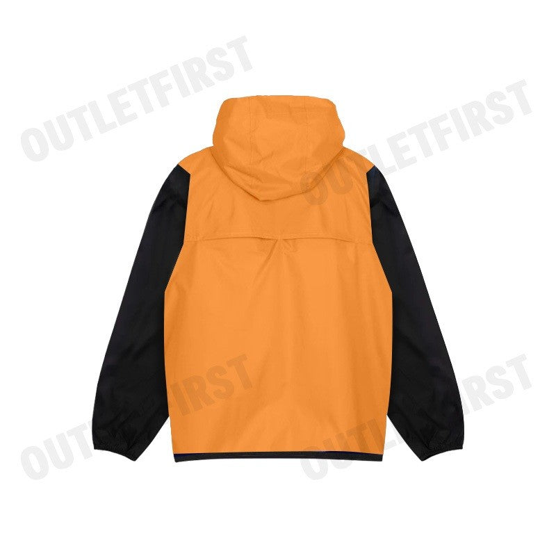 PLAY COMME DES GARÇONS X K-WAY รุ่น MEN HALF ZIP JACKET CODE: AZ J506 051 1 2 (ORANGE/BLACK) เสื้อแจ็คเก็ตผู้ชาย