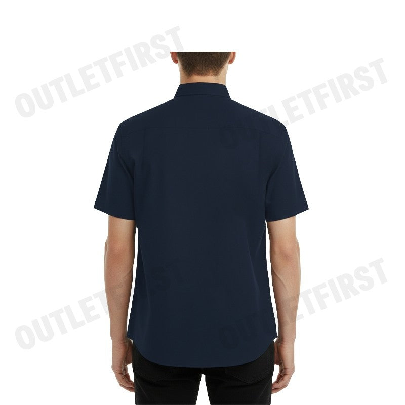 ARROW รุ่น MEN'S SHORT SLEEVES SMART FIT SHIRT CODE: MACM710S3CSNV เสื้อเชิ้ต เสื้อแขนสั้น เสื้อเชิ้ตผู้ชาย