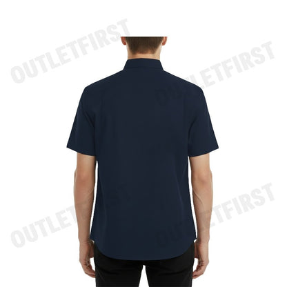 ARROW รุ่น MEN'S SHORT SLEEVES SMART FIT SHIRT CODE: MACM710S3CSNV เสื้อเชิ้ต เสื้อแขนสั้น เสื้อเชิ้ตผู้ชาย