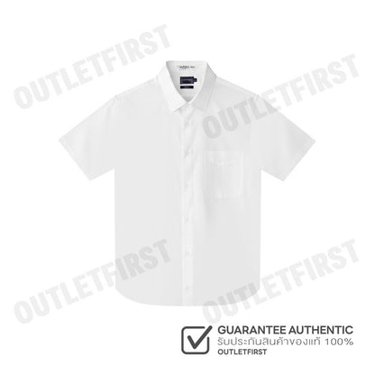ARROW รุ่น MEN'S COTTON SHORT SLEEVES SLIM FIT SHIRT CODE: MACS933S3BRWH เสื้อเชิ้ต เสื้อแขนสั้น เสื้อผู้ชาย