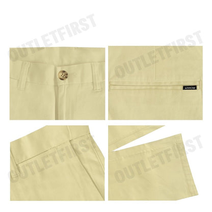 ARROW รุ่น MEN'S EASY MOVE SMART FIT PANTS CODE: MECM9T5W3CRCR กางเกงขายาว กางเกงผู้ชาย กางเกงสีเบจ