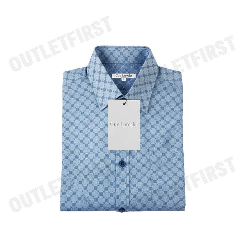 GUY LAROCHE รุ่น MAN'S LONG SLEEVES SHIRT CODE: BAB9200W3TU เสื้อเชิ้ต เสื้อแขนยาว เสื้อผู้ชาย