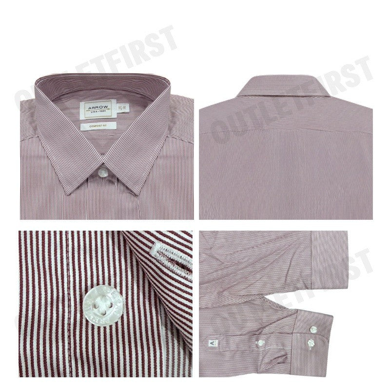 ARROW รุ่น MEN'S PREMIUM COLLECTION COMFORT FIT SHIRT CODE: MAPC312W4BSRE เสื้อเชิ้ต เสื้อแขนยาว เสื้อผู้ชาย