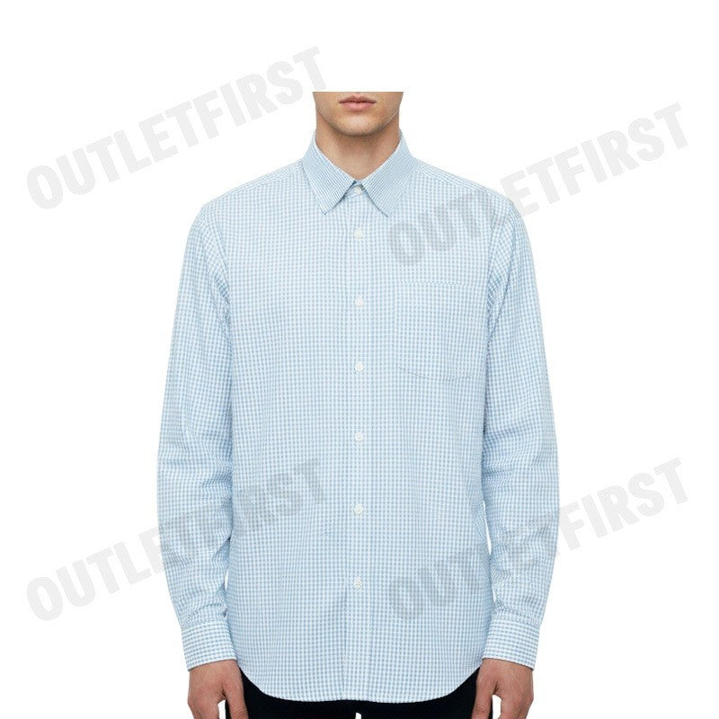 ARROW รุ่น MEN'S PREMIUM COLLECTION COMFORT FIT SHIRT CODE: MAPC931W3BSBU เสื้อเชิ้ต เสื้อแขนยาว เสื้อผู้ชาย