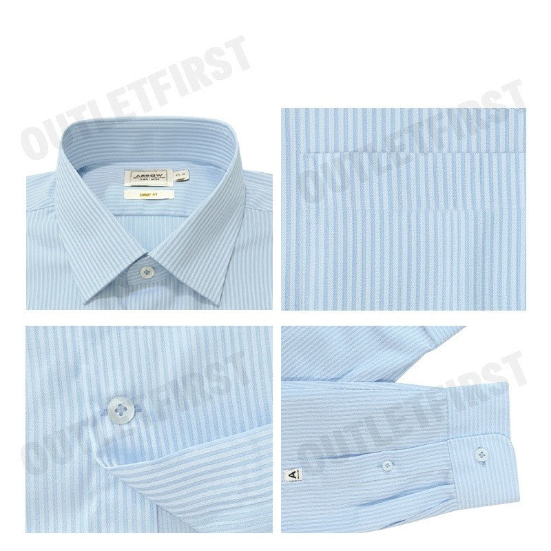 ARROW รุ่น MEN'S PREMIUM COLLECTION SMART FIT SHIRT CODE: MAPM313W4BSBU  เสื้อเชิ้ต เสื้อแขนยาว เสื้อผู้ชาย