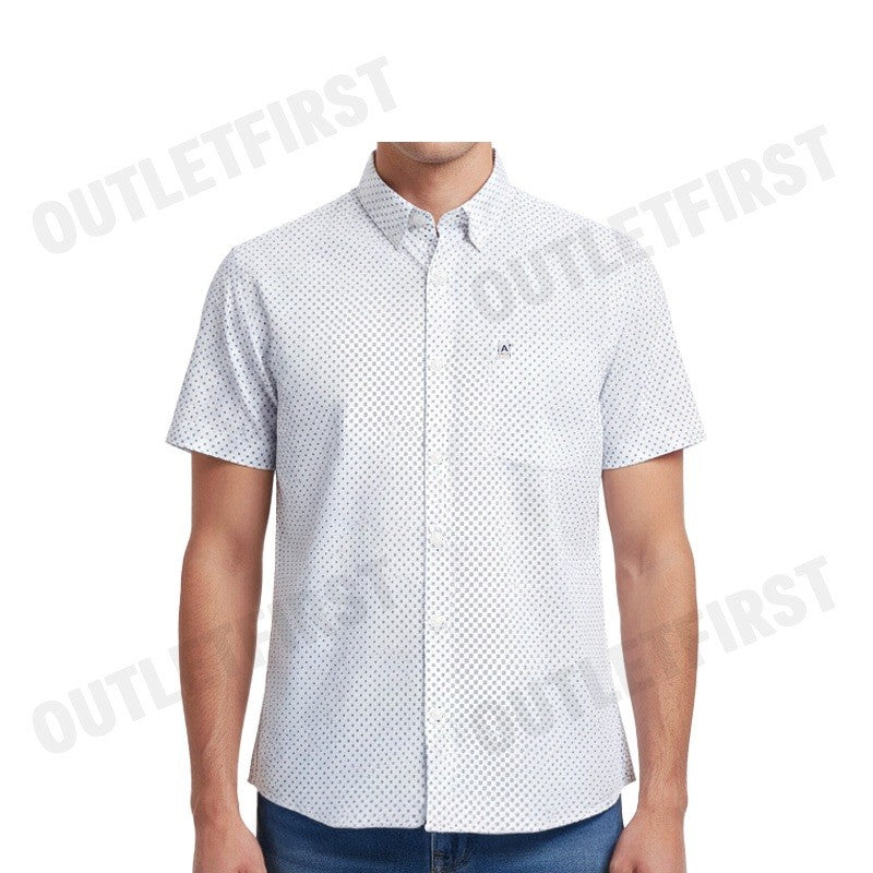 ARROW รุ่น MEN'S PREMIUM COLLECTION COTTON SHORT SLEEVES SHIRT CODE: MAPC511S4BSWH  เสื้อเชิ้ต เสื้อแขนสั้น เสื้อผู้ชาย