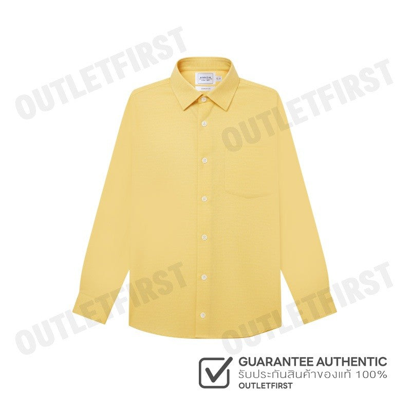 ARROW รุ่น MEN'S PREMIUM COLLECTION COMFORT FIT SHIRT CODE: MAPC703S4BSYE เสื้อเชิ้ต เสื้อแขนยาว เสื้อผู้ชาย