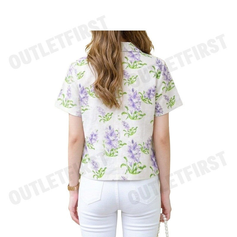 ARROW รุ่น WOMEN'S NATURAL FABRIC SHIRT CODE: WACC587S5CSVI เสื้อเชิ้ต เสื้อแขนสั้น เสื้อผู้หญิง