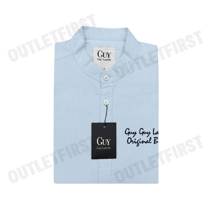 GUY LAROCHE รุ่น STAND COLLAR SLIM FIT SHIRT CODE: DAC6260P3BU เสื้อเชิ้ต เสื้อแขนยาว เสื้อผู้ชาย