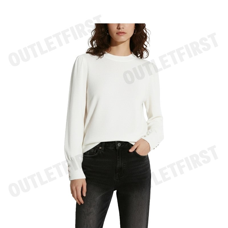 G2000 รุ่น WOMEN CLOTHING CREW NECK PUFF SLEVE SWEATER TOP REGULAR FIT CODE: 4627501103 เสื้อสเวตเตอร์ เสื้อผู้หญิง