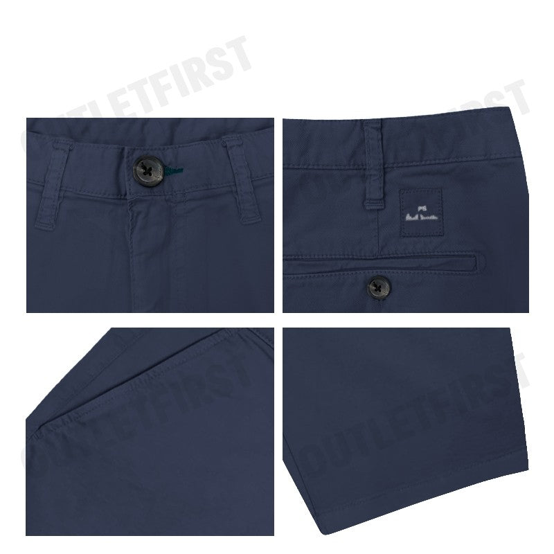 PS PAUL SMITH รุ่น MAN'S SHORTS CODE: M2R 035R P21697 49 กางเกงขาสั้น กางเกงผู้ชาย กางเกงสีกรมเข้ม