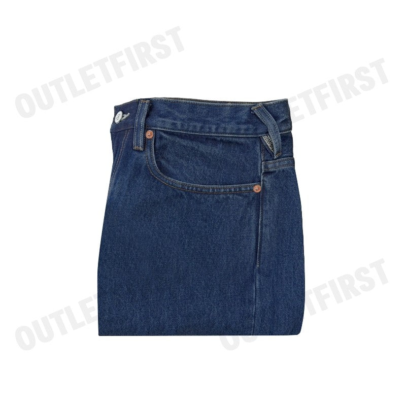 PS PAUL SMITH รุ่น MEN'S TAPERED FIT DARK WASH JEANS CODE: M2R 301ZE P21984 DK กางเกงยีนส์ กางเกงผู้ชาย กางเกงยีนส์ขายาว