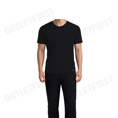 HUSH PUPPIES รุ่น MICRO MODAL SIRO TEE CODE: HU H5FSR08 (BLACK) เสื้อยืดคอกลมผู้ชาย เสื้อแขนสั้น เสื้อยืดสีดำ