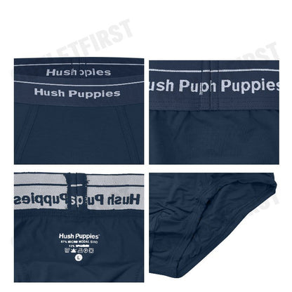 HUSH PUPPIES รุ่น MEN'S MICRO MODAL SIRO BRIEFS CODE: HU H2FSR08 (NAVY) กางเกงชั้นในผู้ชาย สีกรม กางเกงฮัชพัพพีส์