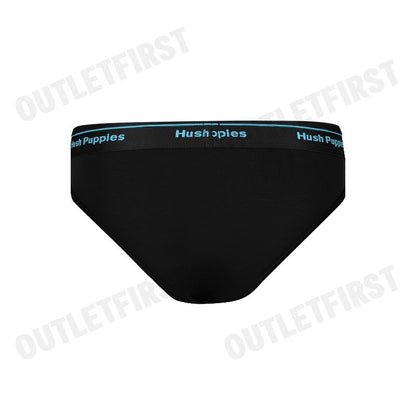 HUSH PUPPIES รุ่น MEN'S MICRO MODAL SIRO BRIEFS CODE: HU H2FSR08 (BLACK) กางเกงชั้นในผู้ชาย สีดำ กางเกงฮัชพัพพีส์