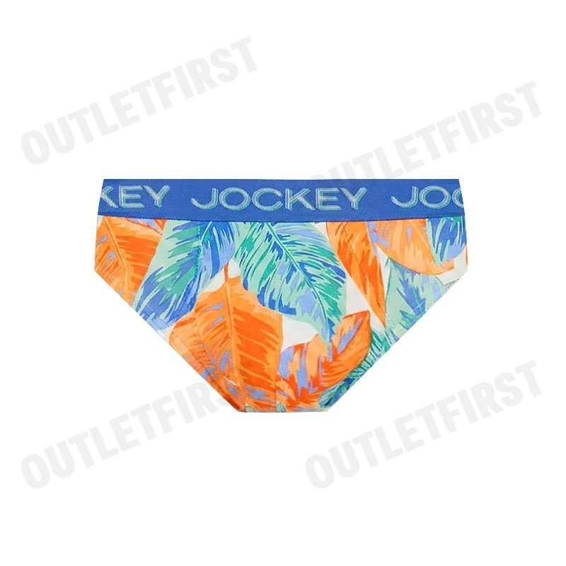 JOCKEY รุ่น MEN'S COTTON MODAL BRIEF CODE: KU 1510251 (PALM BLUE) กางเกงชั้นใน กางเกงชั้นในผู้ชาย กางเกงจ็อคกี้