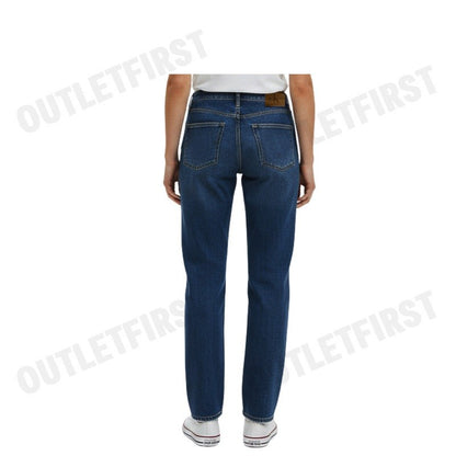 CALVIN KLEIN JEANS  WOMEN'S 90S LOOSE JEANS COLOR DARK BLUE DENIM CODE: J223996 1A4