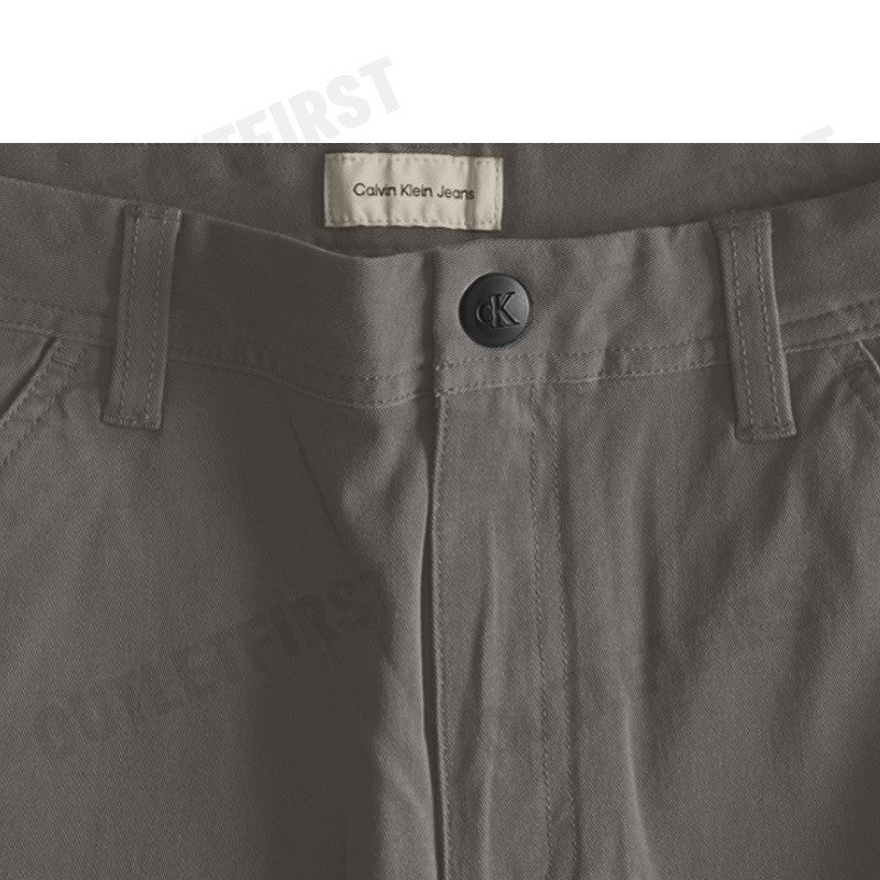 CALVIN KLEIN JEANS MEN'S CK MILANO CHINO SHORTS COLOR BROWN CODE: J326944 PBX