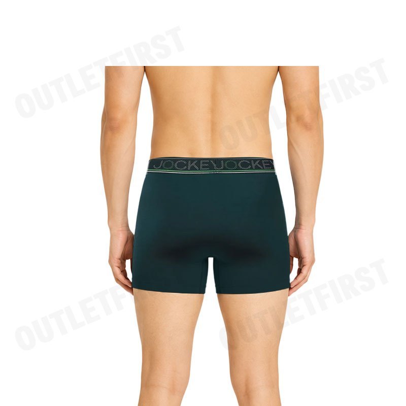 JOCKEY รุ่น COOLING JADE BOXER TRUNK CODE: KU 1979 (GREEN) กางเกงชั้นในผู้ชาย กางเกงในบ็อกเซอร์ กางเกงจ็อคกี้