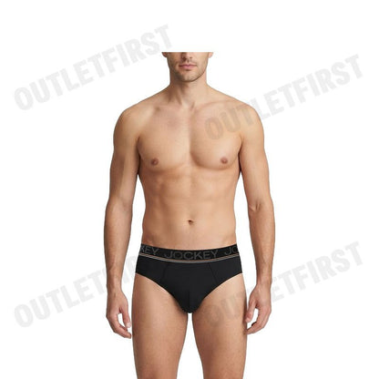 JOCKEY MEN'S COOLING JADE BRIEFS COLOR BLACK CODE: KU 1977 (BLACK)