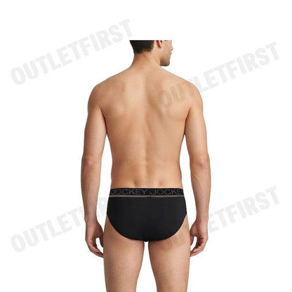 JOCKEY MEN'S COOLING JADE BRIEFS COLOR BLACK CODE: KU 1977 (BLACK)