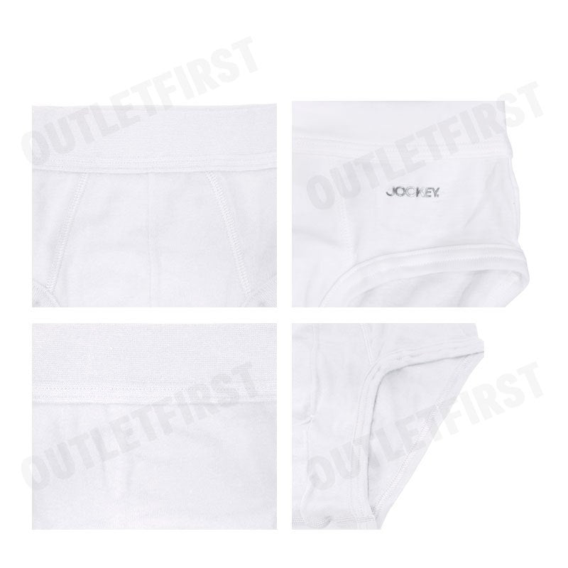 JOCKEY MAN'S SEAMLESS WAISTBAND BRIEFS 2 PACK COLOR WHITE CODE: KU 1550N (WHITE)