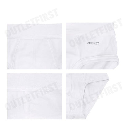 JOCKEY MAN'S SEAMLESS WAISTBAND BRIEFS 2 PACK COLOR WHITE CODE: KU 1550N (WHITE)