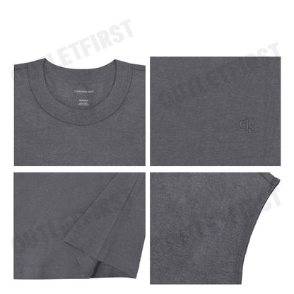 CALVIN KLEIN JEANS MEN'S RELAXED COTTON HEMP TANK TOP COLOR GREY CODE: 4RB254G PF1