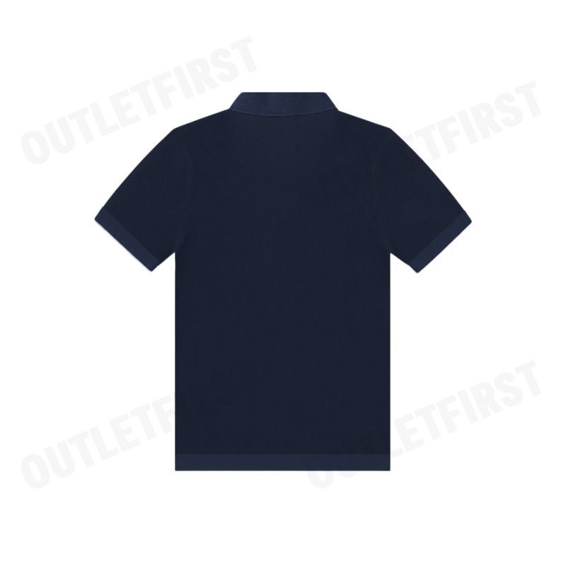 CALVIN KLEIN รุ่น SMOOTH COTTON WAFFLE SWEATER POLO SHIRT CODE: 40BM304 CEF เสื้อโปโล เสื้อแขนสั้น เสื้อผู้ชาย