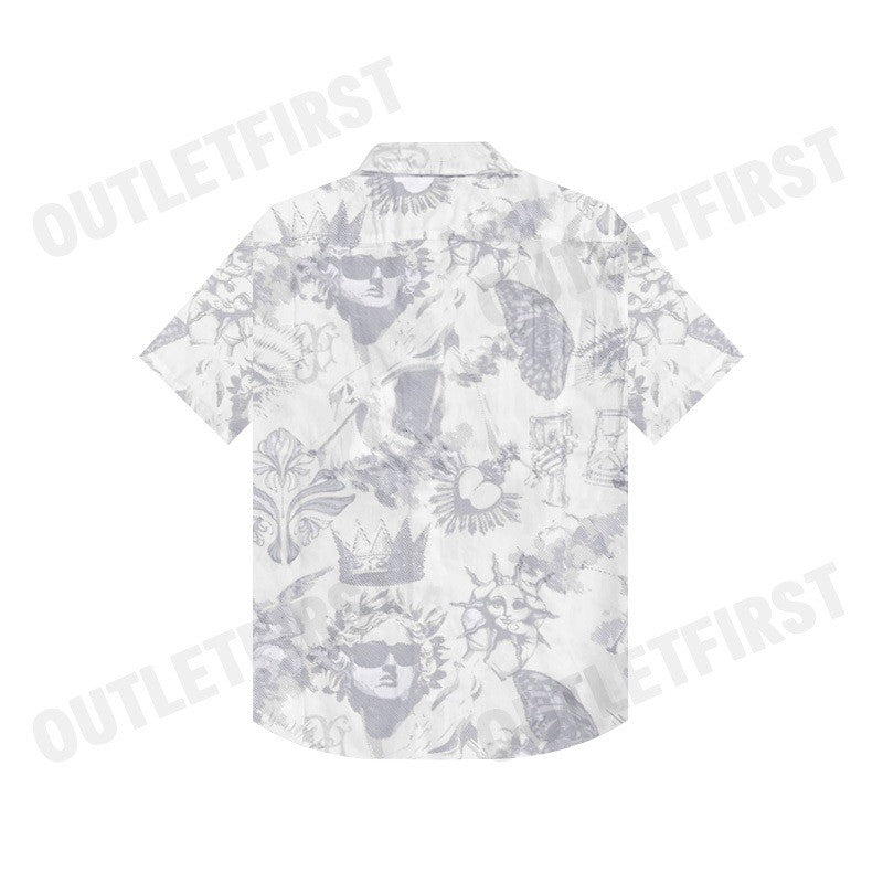 JOHN HENRY รุ่น MEN'S SHORT SLEEVES SLIM FIT SHIRT (WHITE) CODE: JH F424MSSSM32 เสื้อเชิ้ตแขนสั้น เสื้อเชิ้ตผู้ชาย