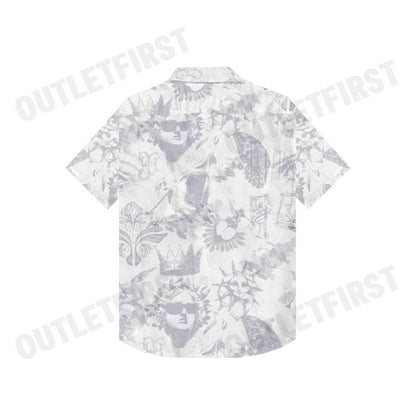 JOHN HENRY รุ่น MEN'S SHORT SLEEVES SLIM FIT SHIRT (WHITE) CODE: JH F424MSSSM32 เสื้อเชิ้ตแขนสั้น เสื้อเชิ้ตผู้ชาย