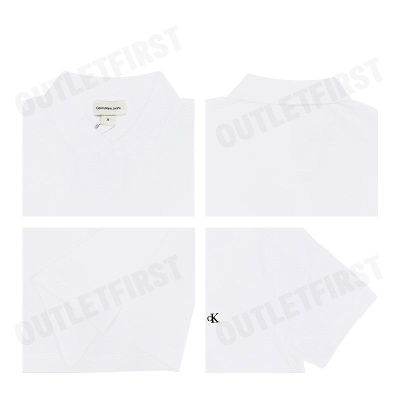 CALVIN KLEIN JEANS รุ่น CK BADGE SMOOTH COTTON SLIM POLO CODE: J326950 YAF เสื้อโปโล เสื้อโปโลผู้ชาย เสื้อโปโลแขนสั้น