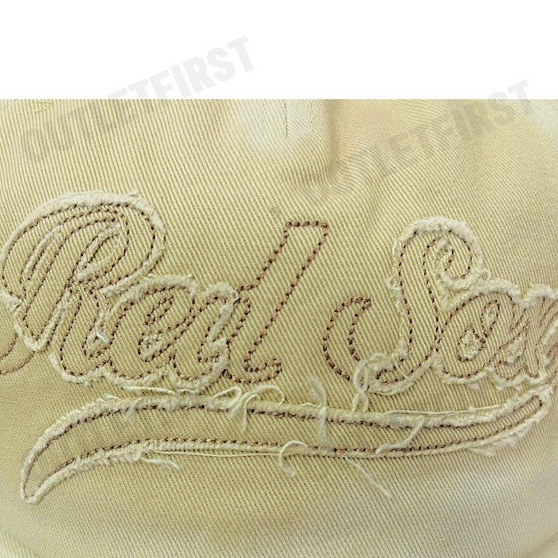 MLB รุ่น APPLIQUED VINTAGE WASHED BASEBALL CAP CODE: 3ACPV025N 43SAS หมวกแก็ป หมวกเบสบอล หมวกสีเบจ