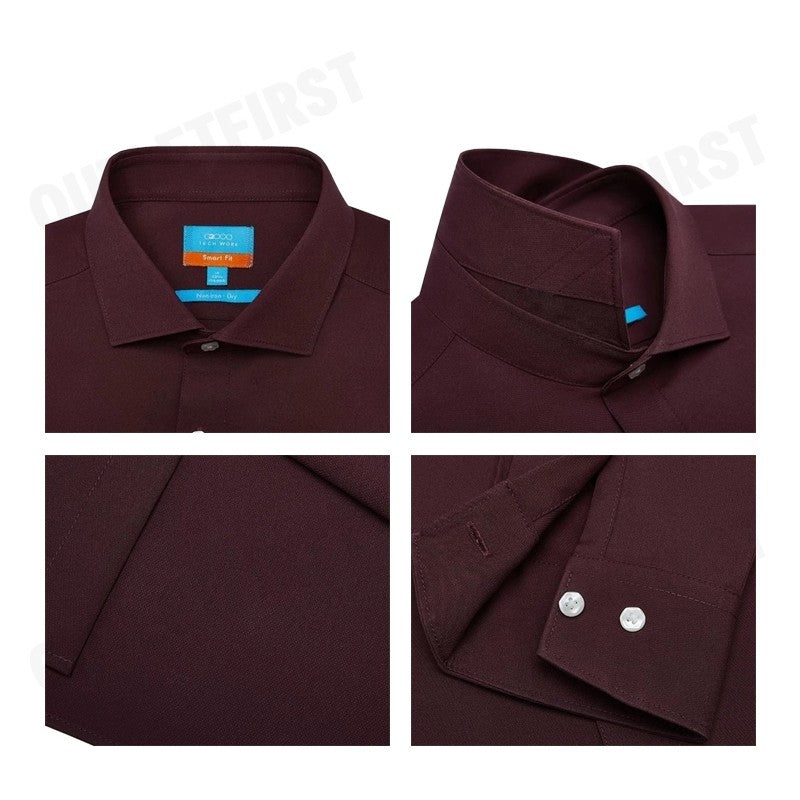 G2000 รุ่น DRY & SWEAT WICKING SHIRT CODE: 26122562 26 เสื้อเชิ้ตแขนยาวผู้ชาย เสื้อสีแดง เสื้อผู้ชาย