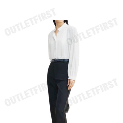 G2000 รุ่น WOMEN'S LOOSE FIT BLOUSE CODE: 46241258 01 เสื้อเบลาส์ เสื้อผู้หญิง เสื้อสีขาว