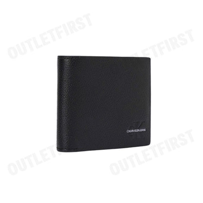 CALVIN KLEIN JEANS รุ่น MEN'S LIMEGRAIN LEATHER FOLDING WALLET WITH MULTIPLE CARD CODE: HP1631 001 กระเป๋าสตางค์ผู้ชาย