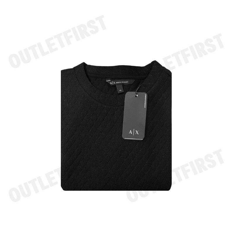 ARMANI EXCHANGE รุ่น SWEATSHIRT WITH ROUND NECK AND MAXI PRINT ON THE BACK CODE: 6DYM44 YJHHZ 1200 เสื้อสเวตเตอร์ผู้หญิง