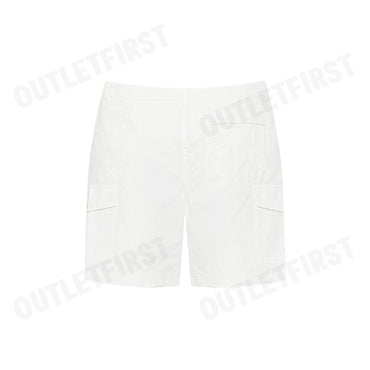 ARMANI EXCHANGE รุ่น MEN'S COTTON CARGO SHORTS WITH POCKETS CODE: 3DZS07 ZN3TZ 1116 กางเกงขาสั้น กางเกงผู้ชาย สีขาว