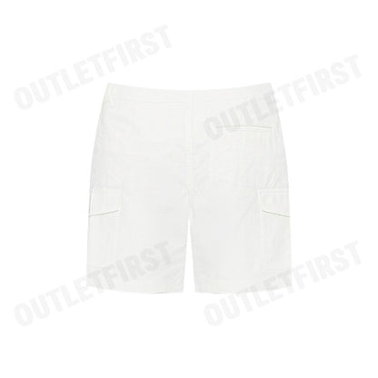 ARMANI EXCHANGE รุ่น MEN'S COTTON CARGO SHORTS WITH POCKETS CODE: 3DZS07 ZN3TZ 1116 กางเกงขาสั้น กางเกงผู้ชาย สีขาว