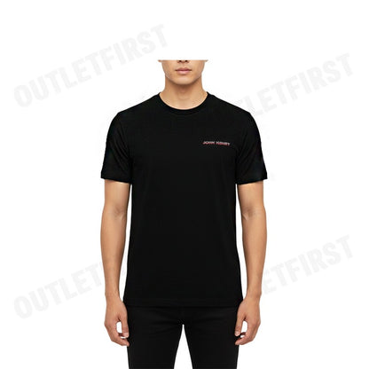 JOHN HENRY รุ่น MEN'S SLIM FIT T-SHIRT (BLACK) CODE: JH S125MTSSM26 เสื้อยืดคอกลมผู้ชาย เสื้อสีดำ เสื้อจอร์นเฮนรี่